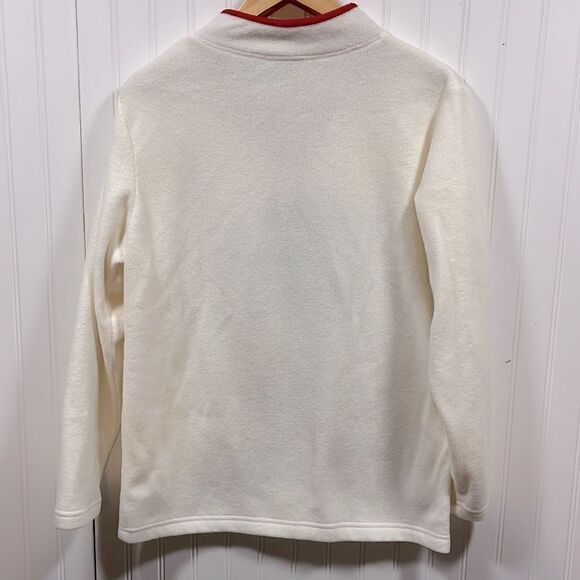 Bobbie Brooks white fleece cat sweater - Picture 4 of 4